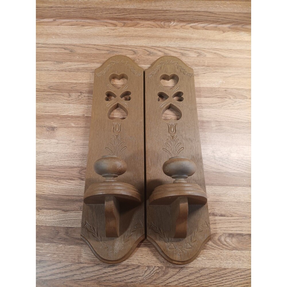 Vintage Burwood Products Company Wall Sconces Set Of 2